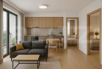 Apartament 3 camere, bloc nou, 59mp, zona-Centru