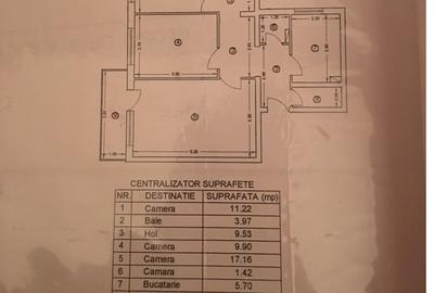 Apartament cu 3 camere decomandat, mobilat în Tineretului - 11