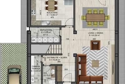 Otopeni, Mcdonalds, vanzare vile unifamiliale, P+1+M, 260 mp utili, - 24