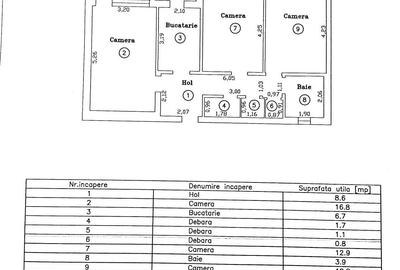 Apartament cu 3 camere decomandat în Șagului - 19