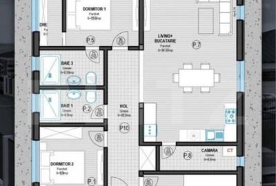 Casa cu 3 dormitoare, lumina ?i echilibru elegan?a - 9