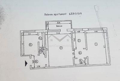 Apartament cu 2 camere semidecomandat în Podu Roș