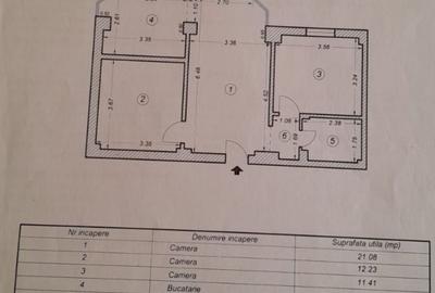 Apartament cu 3 camere semidecomandat în Tomis II - 9