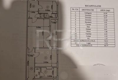 Apartament cu 4 camere semidecomandat în Apusului - 14