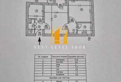 Vanzare apartament 2 camere Trivale etaj 1 - 6
