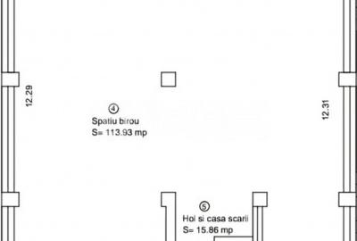 Spatiu de birouri la cheie 150 mp utili 5 parcari zona Valea Aurie - 9