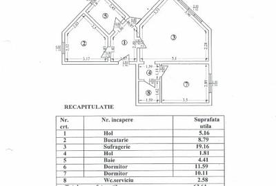 Ap. 3 camere, et. 2, 67 mp, Str. Drăgăneṣti, Bl. 12 - 10