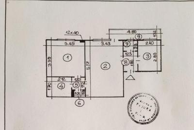 Apartament cu 2 camere semidecomandat în Central - 1