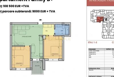 Apartament cu 3 camere decomandat în Vest - 1