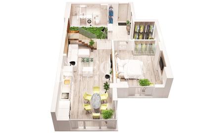 Penthouse cu 5 camere decomandat în Copou - 2