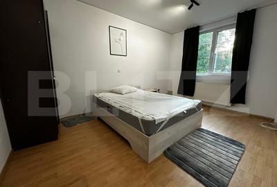 Apartament spatios de inchiriat - 3 camere, 2 bai, balcon - etaj 1, bloc nou - 6