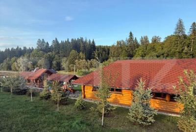 Cabana din lemn rotund, 2 camere, 140 mp, teren 2800 mp, Pal - 7