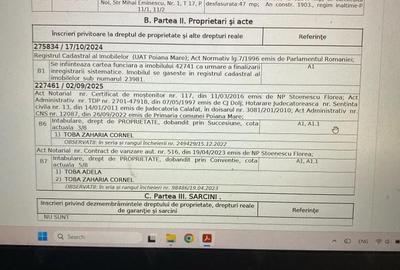 Teren de 2646 mp, în Poiana Mare - 2