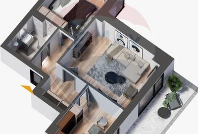 Apartament cu 2 camere decomandat în Cug - 11