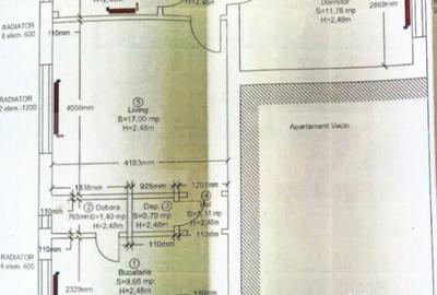 Apartament cu 2 camere nedecomandat în Ultracentral - 1