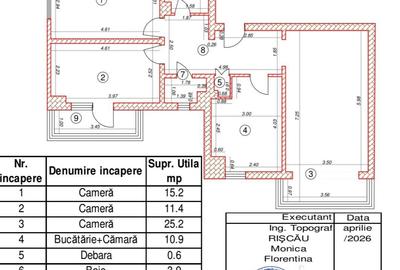 Apartament cu 3 camere decomandat în Central - 2