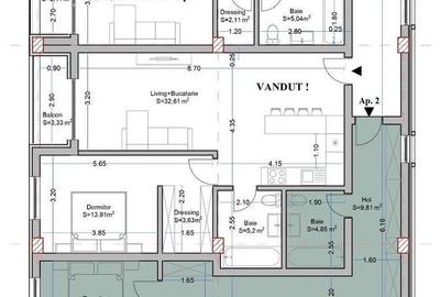 Apartament cu 3 camere în Fălticeni - 1