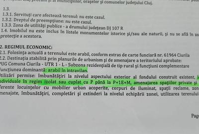 Teren de 1000 mp, în Făget