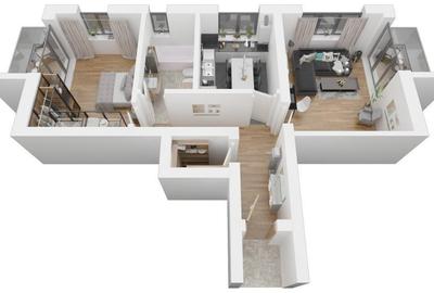 Apartament modern I 2 camere I complexul rezidential Paradis - 8