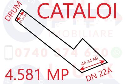 Teren de 4581 mp, în Cataloi - 2