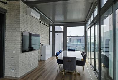 Apartament cu 3 camere decomandat, mobilat în Băneasa
