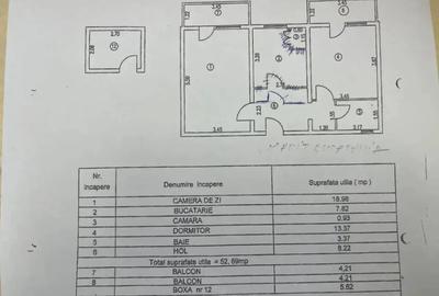Apartament cu 2 camere decomandat în Ultracentral