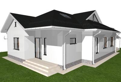 Casă individuală cu 4 camere cu Teren 732 Mp în Exterior Est - 2