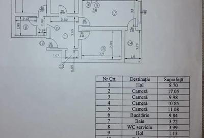 Apartament 4 camere 90mp 6 8 1982 Pescarusului Chisinau Arena Nationala Basarabia - 2