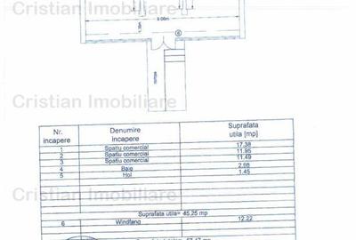 Spațiu comercial, de 57 mp, în Gării - 9