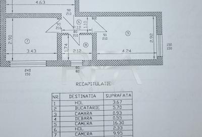 Apartament cu 3 camere decomandat, mobilat în Nicolae Grigorescu - 15