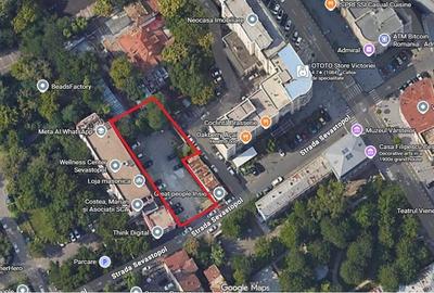 Teren Construcții intravilan de 874 mp, în P-ța Victoriei