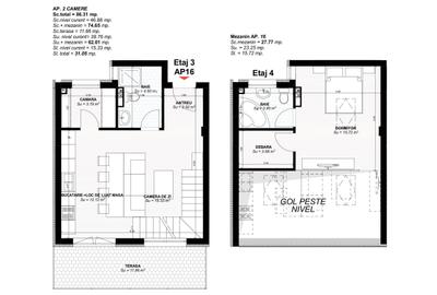 Casă cu 2 camere în Central
