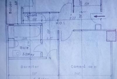 Apartament cu 2 camere decomandat în Obor