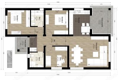 Casa Parter Finisata la Cheie, Living Luminos ?i Curte Mare. - 3