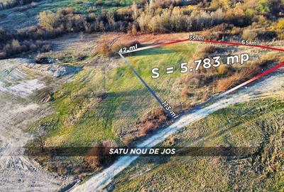 Teren Construcții intravilan de 5783 mp, în Satu Nou de Jos - 4
