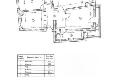 Apartament cu 3 camere decomandat în Basarabia