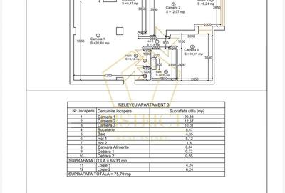 Apartament cu 3 camere semidecomandat în Girocului - 13