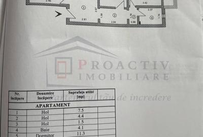 Apartament cu 3 camere decomandat în Burdujeni - 6