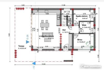 PF vand casa individuala semifinisata - 1