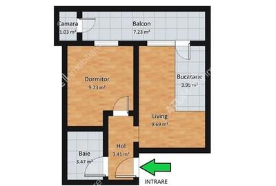 Apartament 2 camere la etajul 2 in zona Arhitectilor din Sibiu - 3