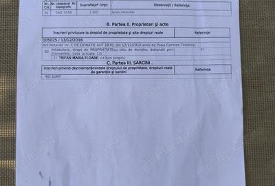Teren de 1300 mp, în Calea Clujului - 3