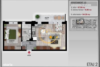 Garsonieră decomandată în Titan - 3