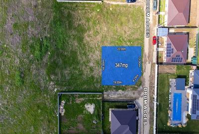 Berceni, Sf. Ana, teren intravilan 347 mp, STB 3 min, deschidere 17 m - 4