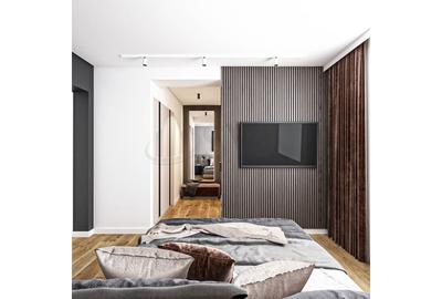 Penthouse cu 4 camere semidecomandat, mobilat în Floreasca - 15