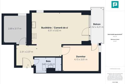 Apartament 3 camere  Nord One - 7