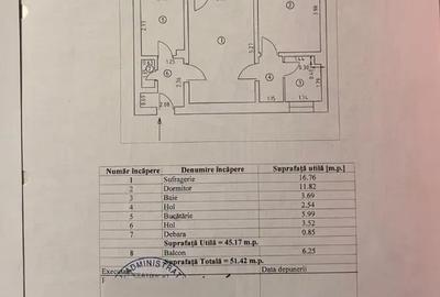 Apartament cu 2 camere semidecomandat în Abator