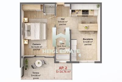 Garsonieră decomandată în Giroc - 1