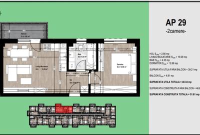 Apartamente 1 si 2 camere Otopeni | str Avram Iancu | Reducere 10% - 19