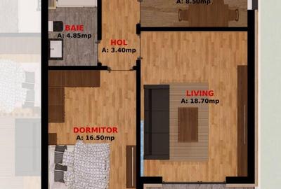 Apartament doua camere si garsoniere. Dobroesti, Comision 0% - 1