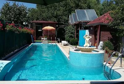 Marta Bibescu cu piscina si deschidere lac Mogosoaia